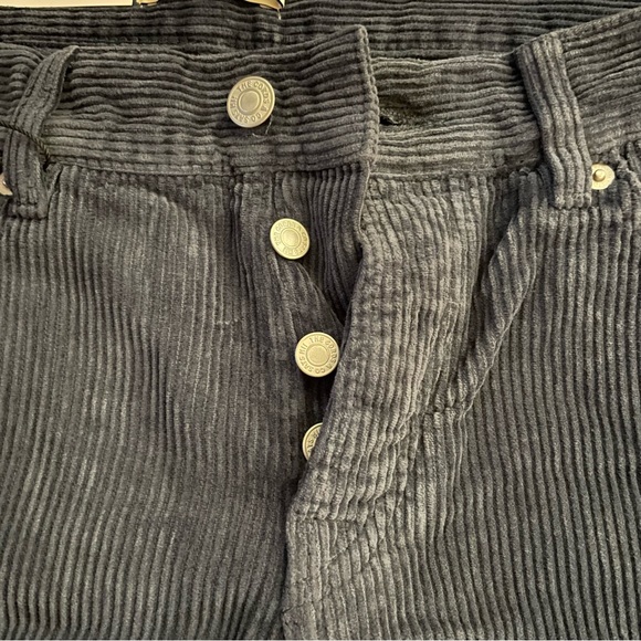 Corduroy Pants Loose Fit Mid Waist Wide Leg Cords & Co Bud Designer NWT 31/32 - Picture 6 of 16